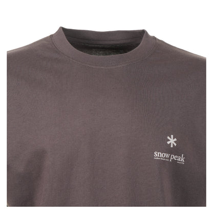 Soft Cotton Relaxed Logo T Shirt Brown