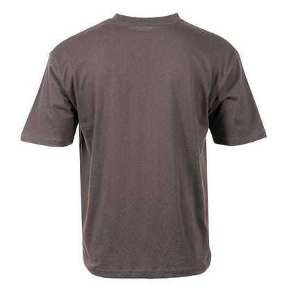 Soft Cotton Relaxed Logo T Shirt Brown