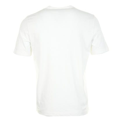 Regular Fit Short Sleeve T Shirt Sport Stripe White