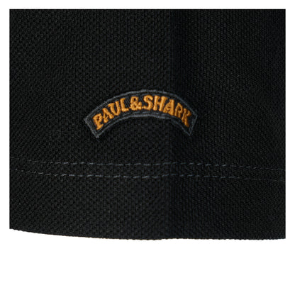 Short Sleeve XSoft Tipped Polo Shirt Black