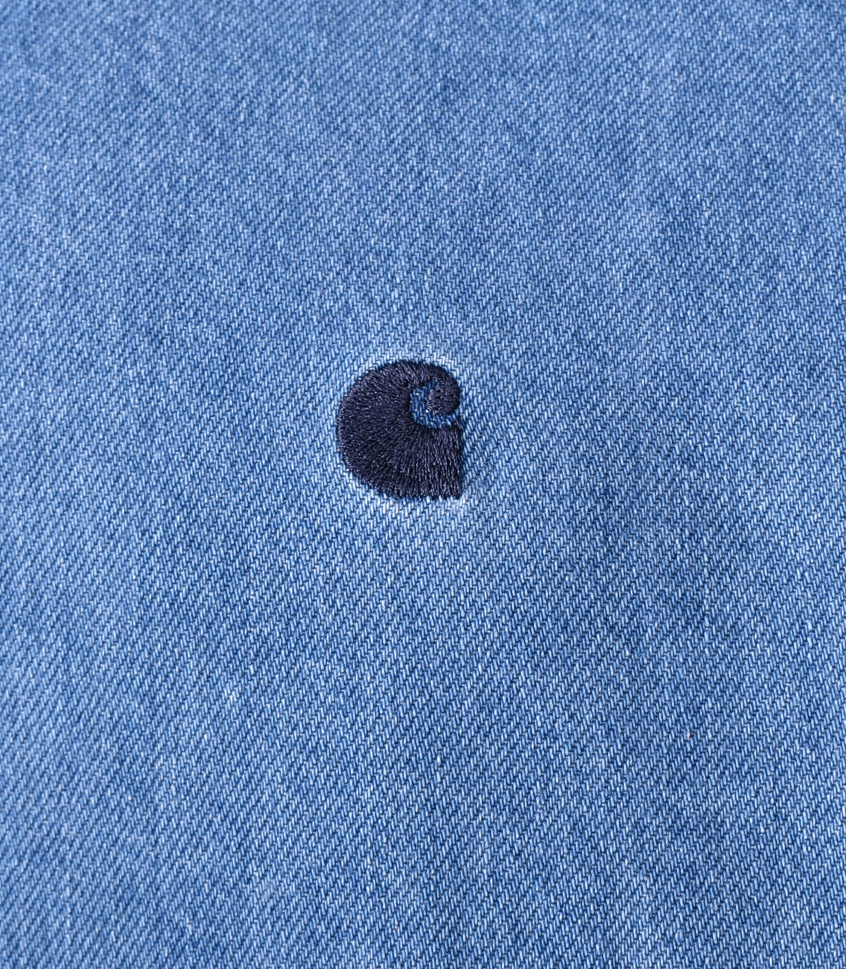 Short Sleeve Lucas Denim Shirt Blue Stone Washed