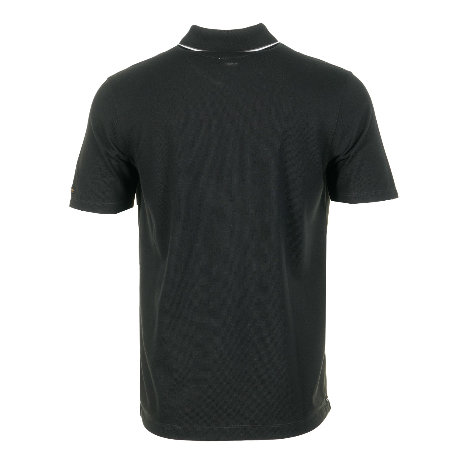 Short Sleeve XSoft Tipped Polo Shirt Black