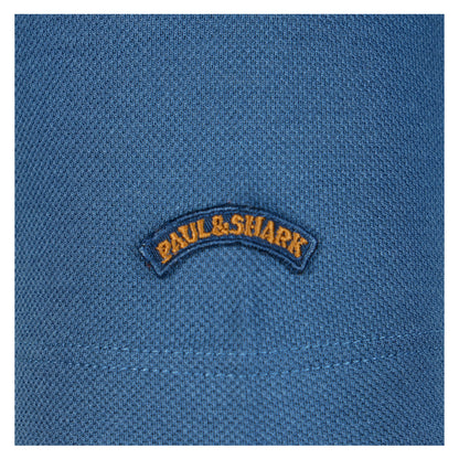 Short Sleeve XSoft Tipped Polo Shirt Blue