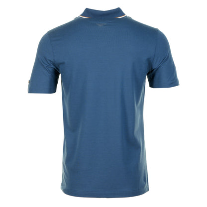 Short Sleeve XSoft Tipped Polo Shirt Blue