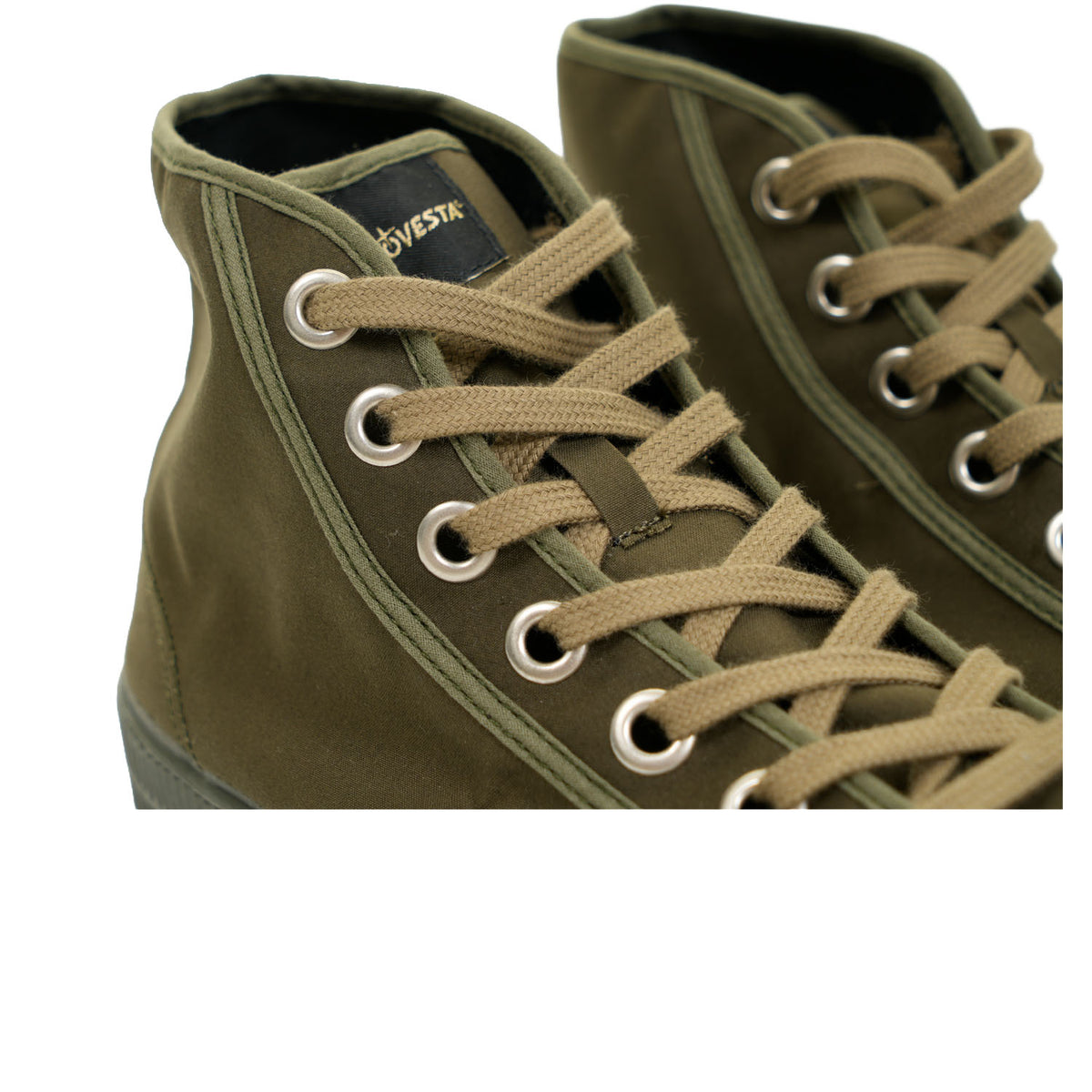 Star Dribble Wax Cotton Military Green
