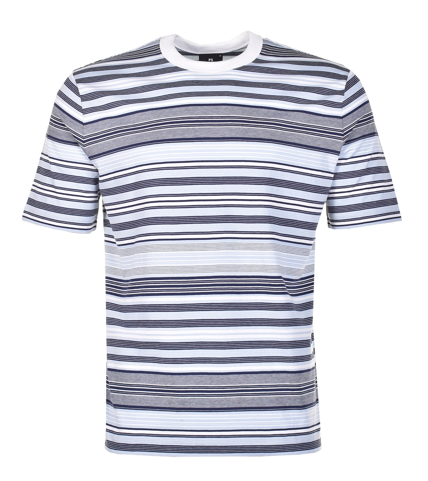 Casual Fit Stripe T Shirt Off White