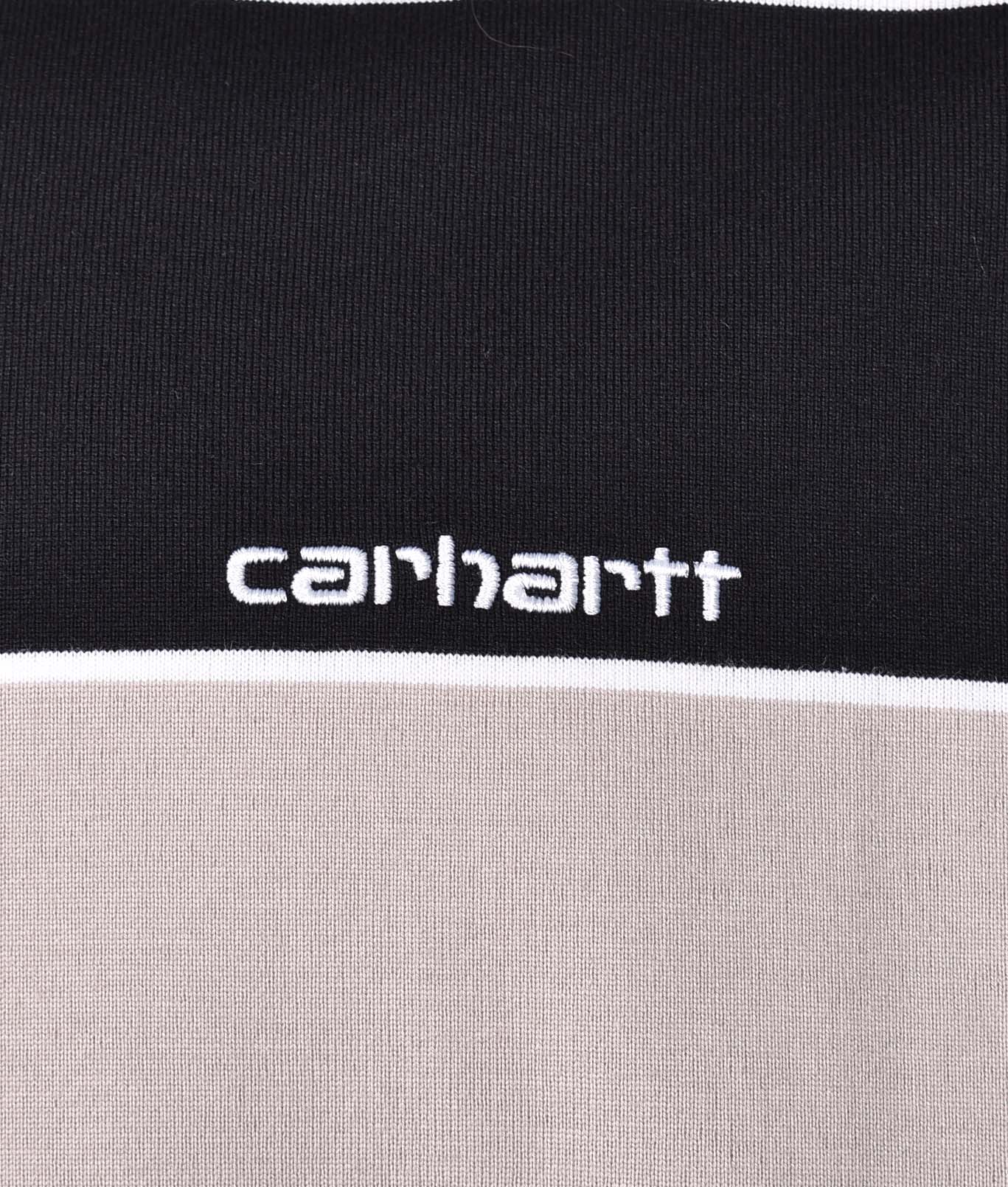 Short Sleeve Quinby Stripe T Shirt Black
