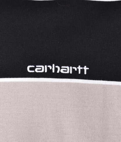 Short Sleeve Quinby Stripe T Shirt Black