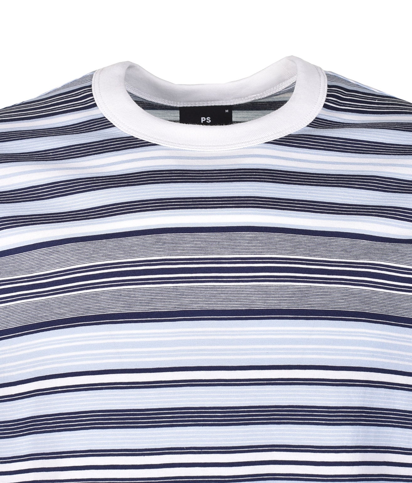 Casual Fit Stripe T Shirt Off White