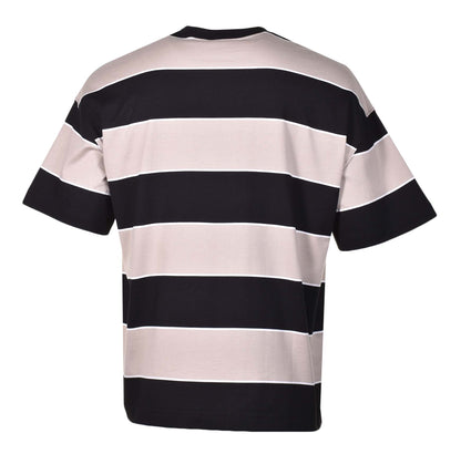 Short Sleeve Quinby Stripe T Shirt Black