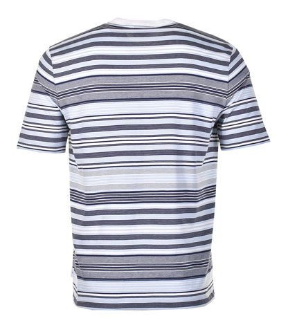 Casual Fit Stripe T Shirt Off White