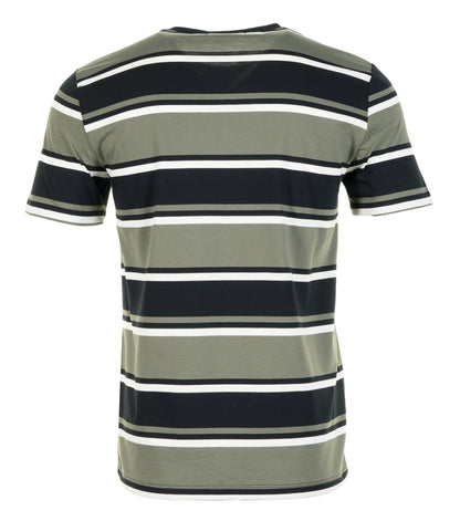 Bold Stripe T Shirt Black