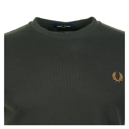 Twin Tipped Cuff T Shirt Night Green