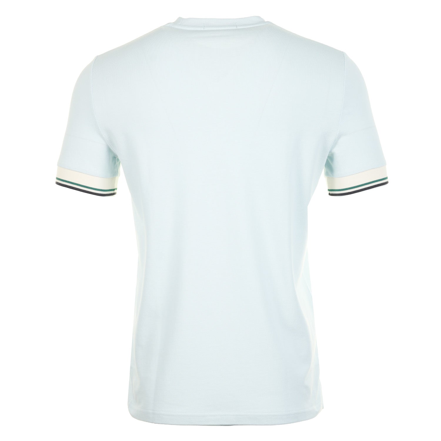 Twin Tipped Cuff Pique T Shirt Light Ice