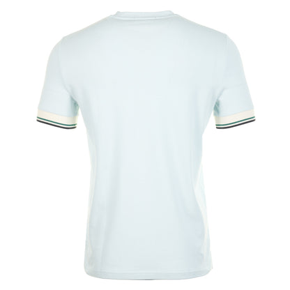 Twin Tipped Cuff Pique T Shirt Light Ice
