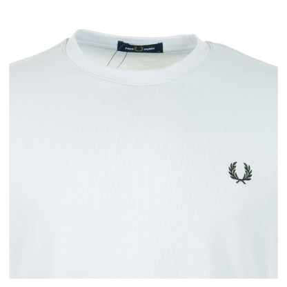 Twin Tipped Cuff T Shirt Dusky Blue