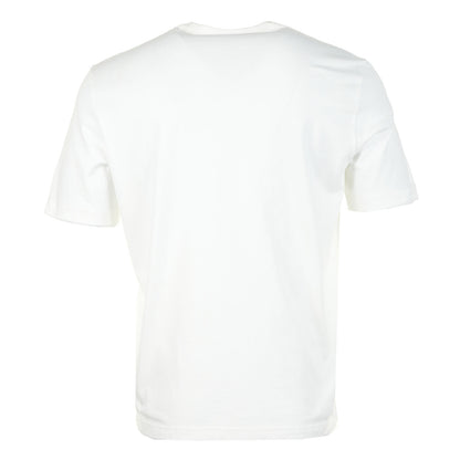 Casual Fit Stripe Short Sleeve T Shirt White