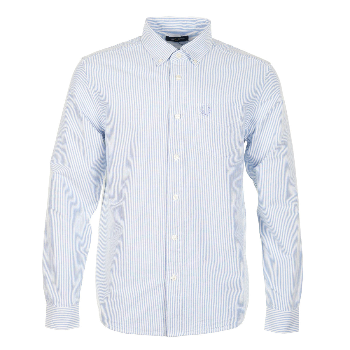 Relaxed Striped Oxford Shirt Sky Blue