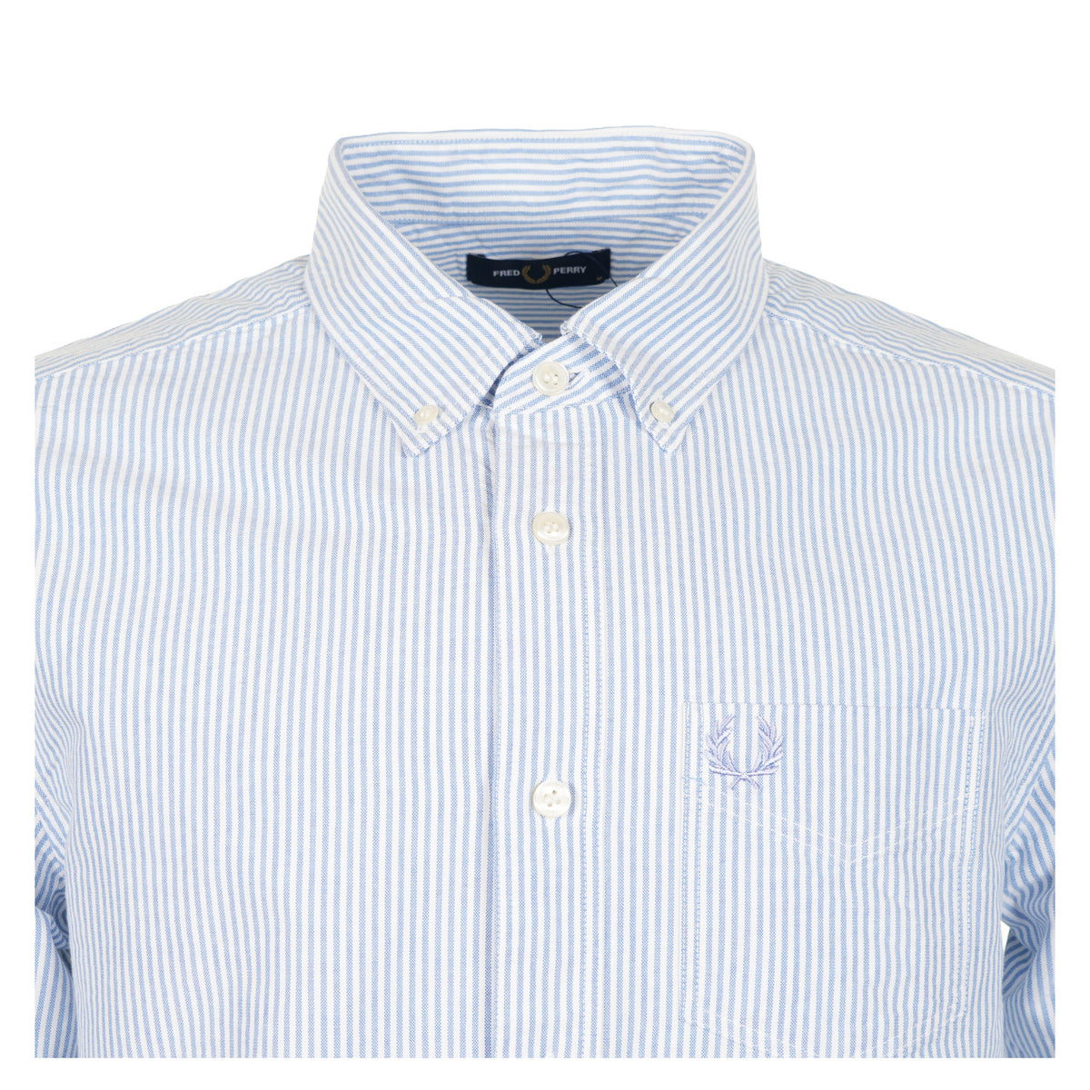 Relaxed Striped Oxford Shirt Sky Blue