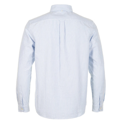 Relaxed Striped Oxford Shirt Sky Blue