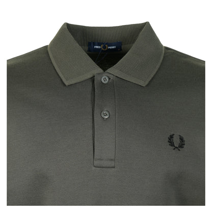Colour Block Collared Sweatshirt Field Green