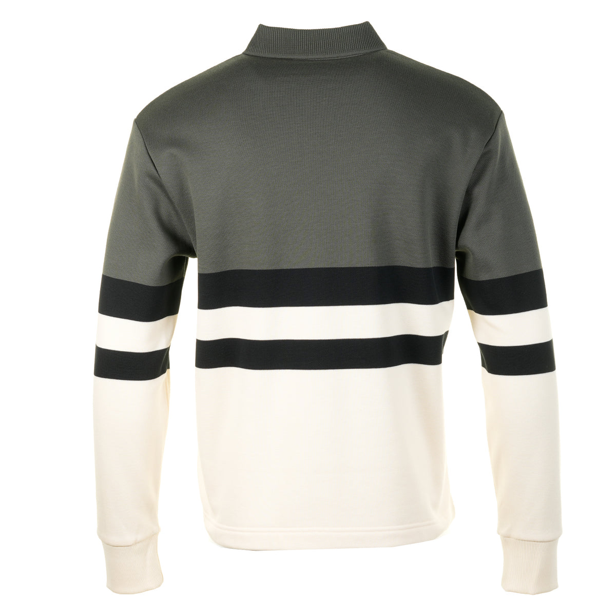 Colour Block Collared Sweatshirt Field Green