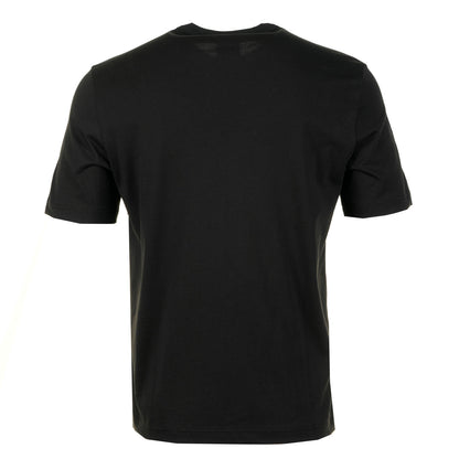 Casual Fit Stripe Short Sleeve T Shirt Black