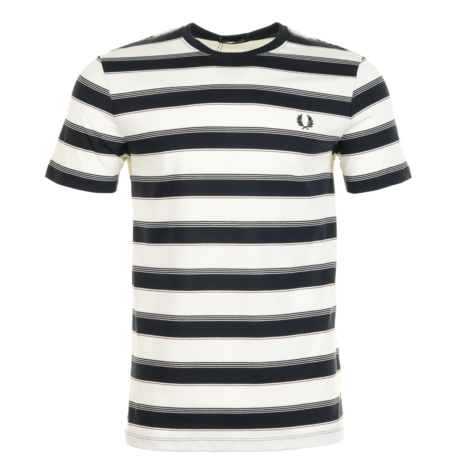 Fine Stripe T Shirt Navy