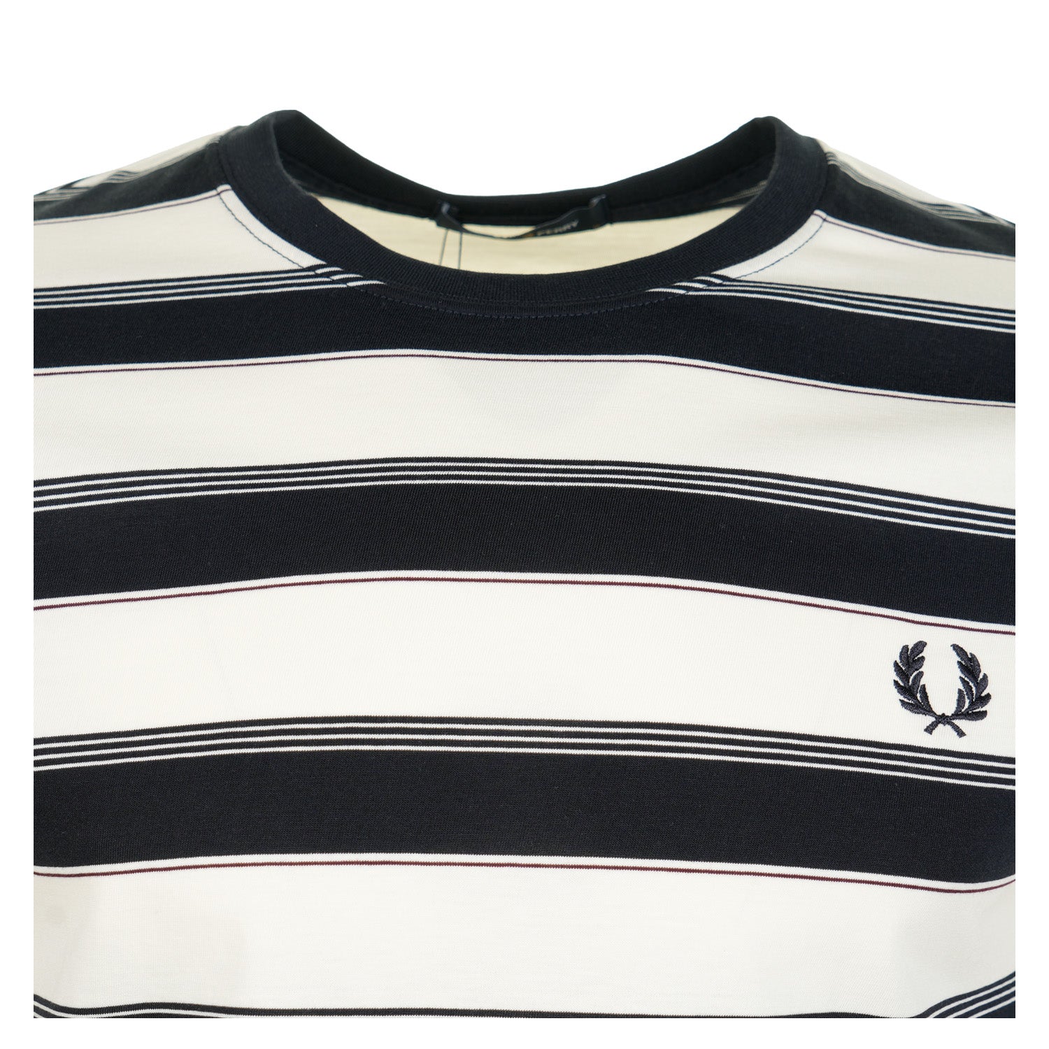 Fine Stripe T Shirt Navy