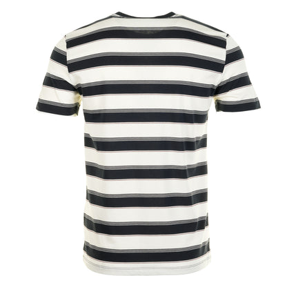 Fine Stripe T Shirt Navy