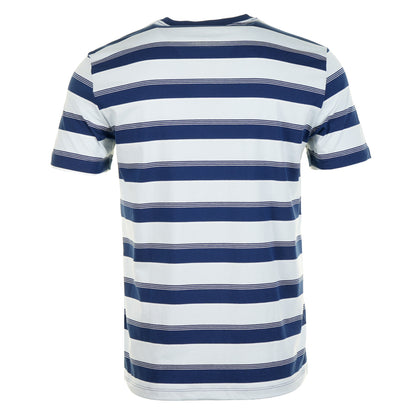 Fine Stripe T Shirt French Navy