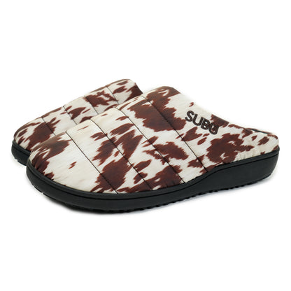 Subu Originals F-Line Slippers Brown Cow