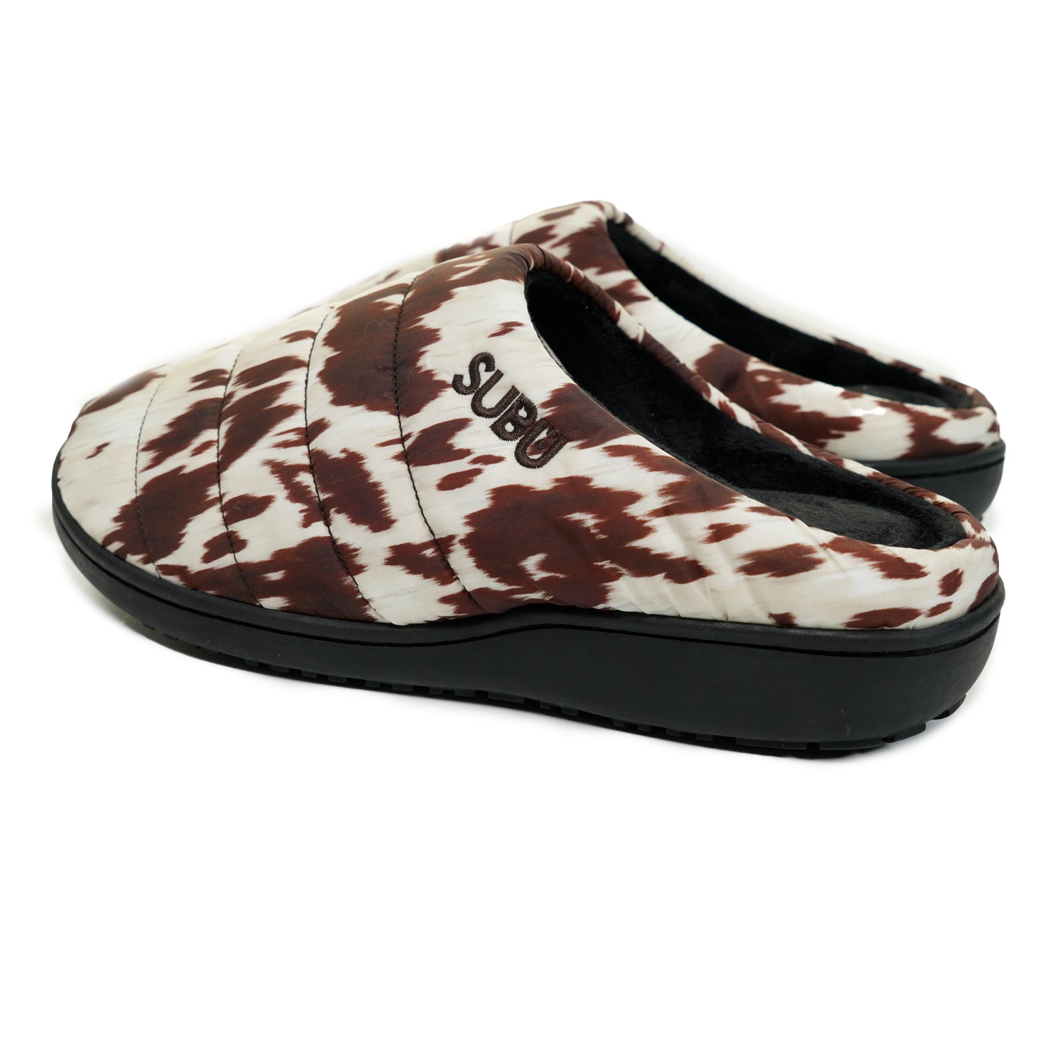 Subu Originals F-Line Slippers Brown Cow – Ragazzi Clothing