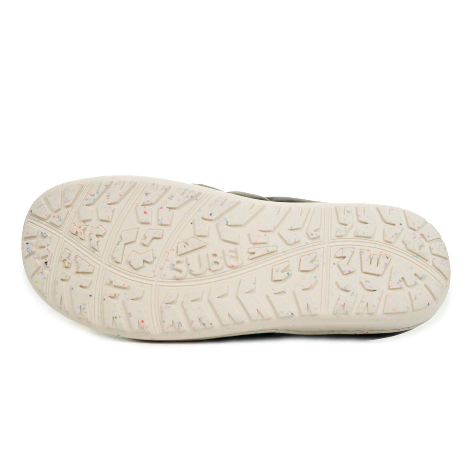 Subu Eco Leather Slippers Black