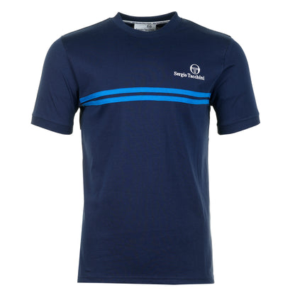 New Supermac Short Sleeve Tee Maritime Blue / Princess Blue