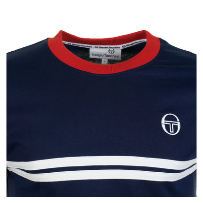 Supermac Short Sleeve Tee Maritime Blue / Adrenaline Rush