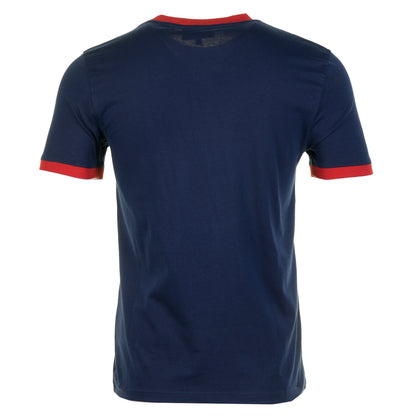 Supermac Short Sleeve Tee Maritime Blue / Adrenaline Rush