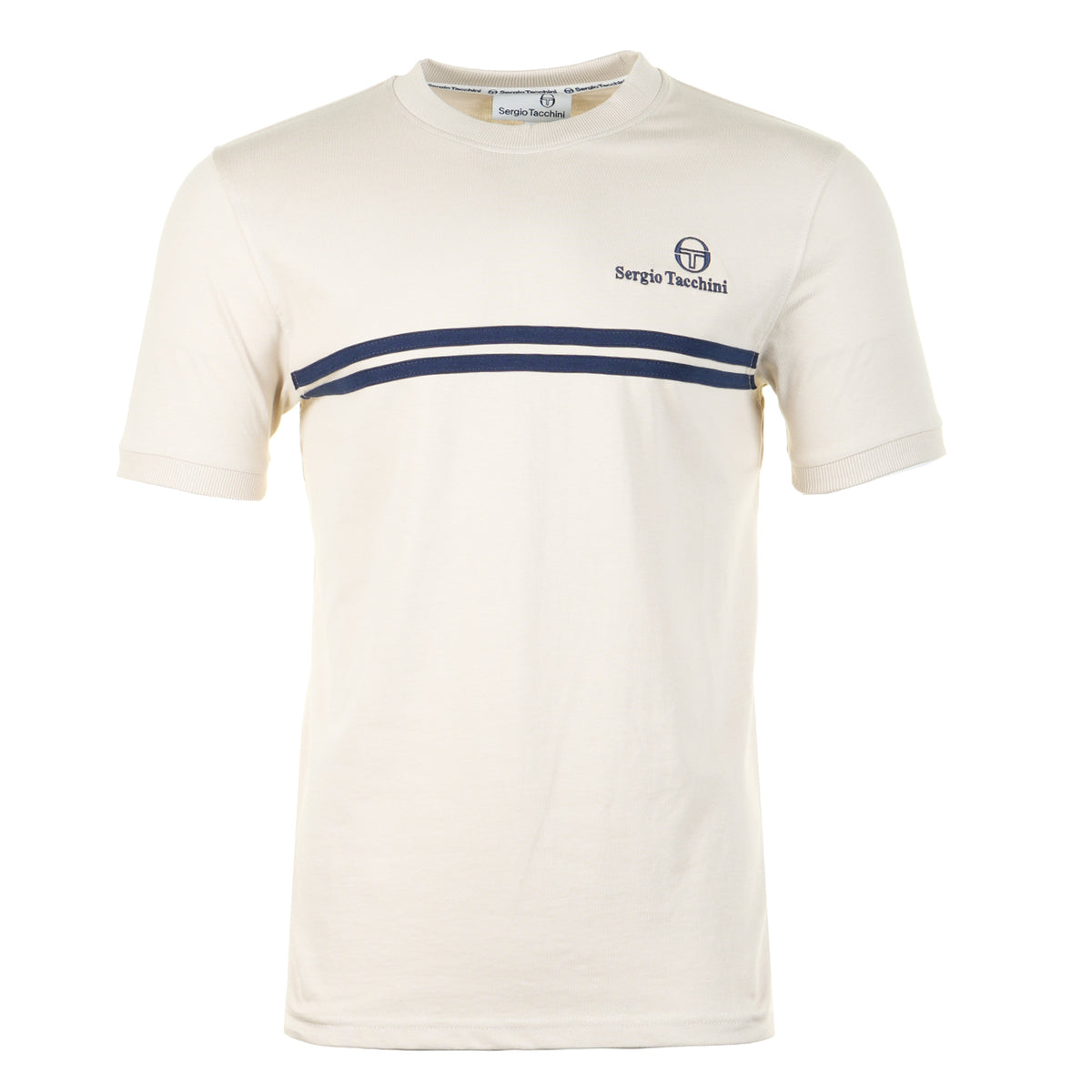 New Supermac Short Sleeve Tee Peyote / Maritime Blue