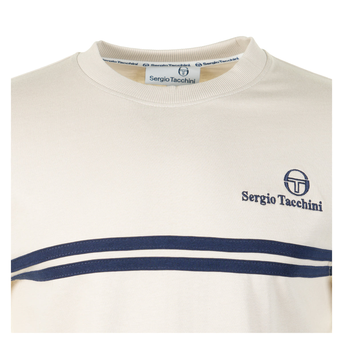 New Supermac Short Sleeve Tee Peyote / Maritime Blue