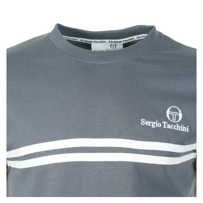 New Supermac Short Sleeve Tee Turbulence / White / Black