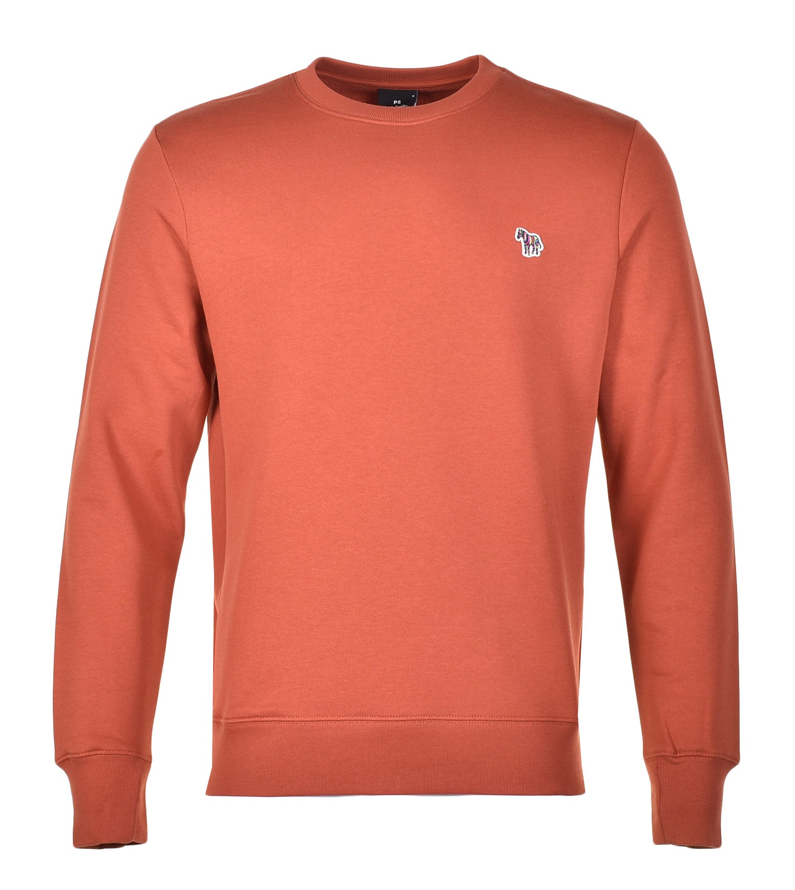 Zebra Crew Sweatshirt Dark Rust