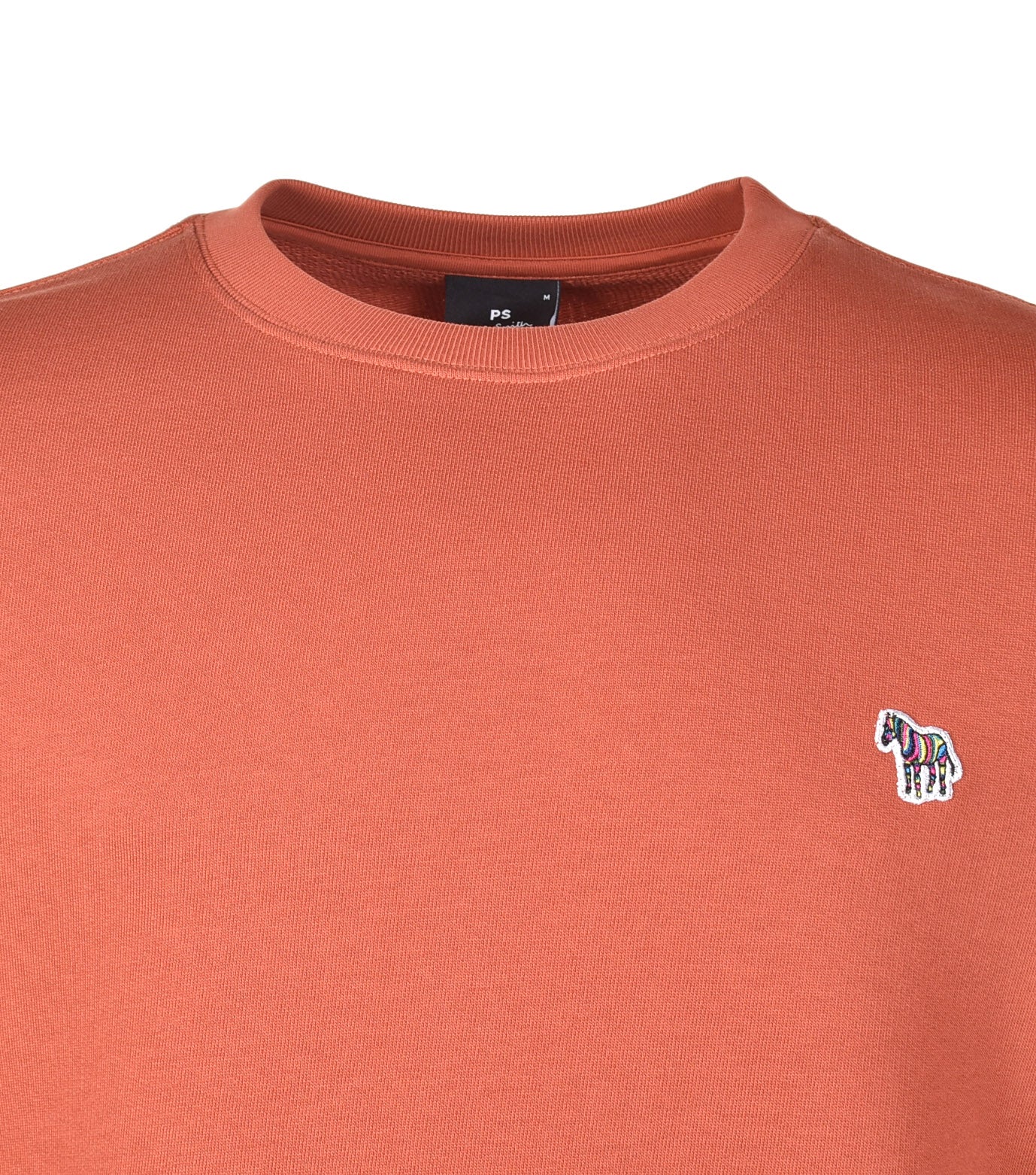 Zebra Crew Sweatshirt Dark Rust