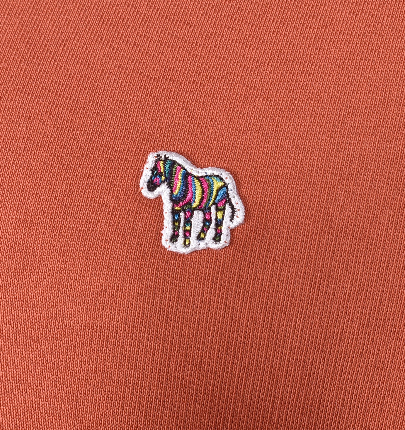 Zebra Crew Sweatshirt Dark Rust