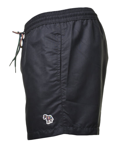 Zebra Swim Shorts Black