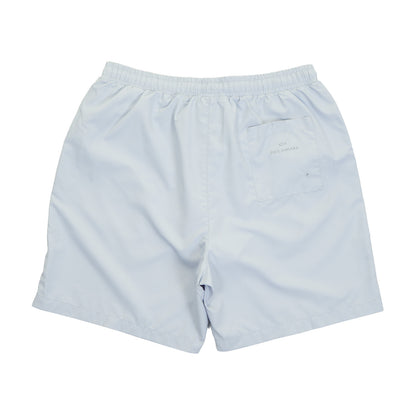 Silver Logo Swim Shorts Light Grey