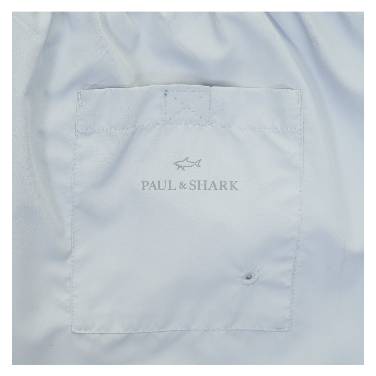 Silver Logo Swim Shorts Light Grey