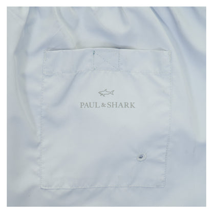 Silver Logo Swim Shorts Light Grey