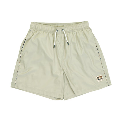 Club Check Piping Beach Shorts Salvia