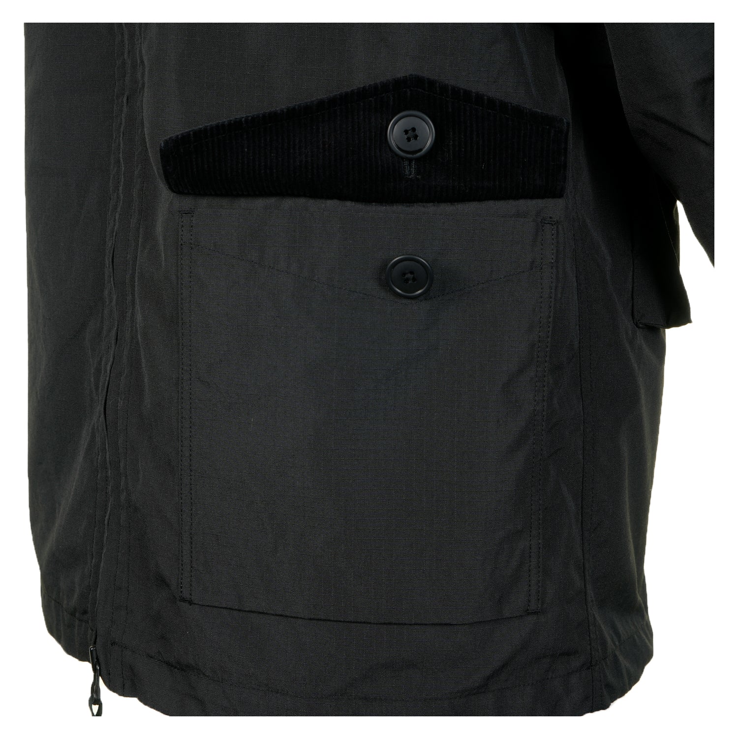 Takibi Ripstop Adjustable Jacket Black