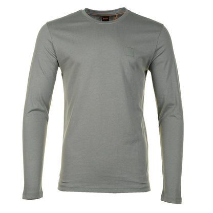 Tacks Long Sleeve T Shirt Open Grey